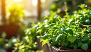 Plantes aromatiques sur balcon : basilic, romarin et persil se sèment dès mars en jardinière