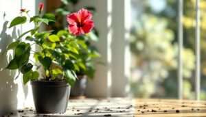 Hibiscus et bégonia : ces plantes d'intérieur se rempotent au printemps dans un terreau neuf