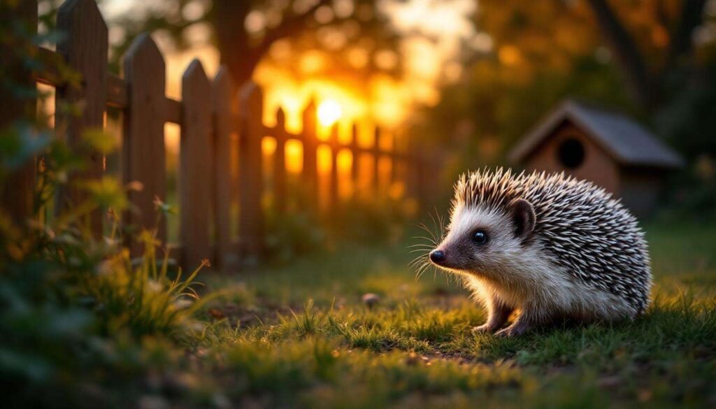 Hérissons au jardin : un passage dans la clôture et un abri suffisent pour accueillir cet auxiliaire