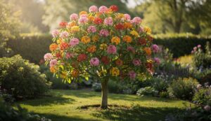 Cet arbre pousse aussi vite que le bambou et sa floraison spectaculaire métamorphose le jardin