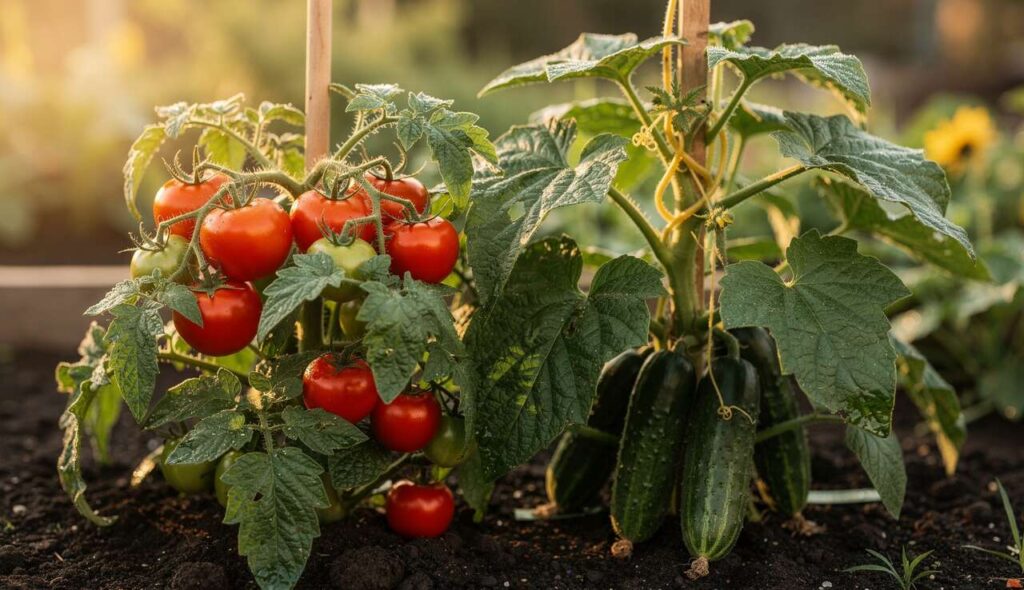 Tomates et concombres : voici pourquoi il ne faut surtout pas les cultiver côte à côte au potager